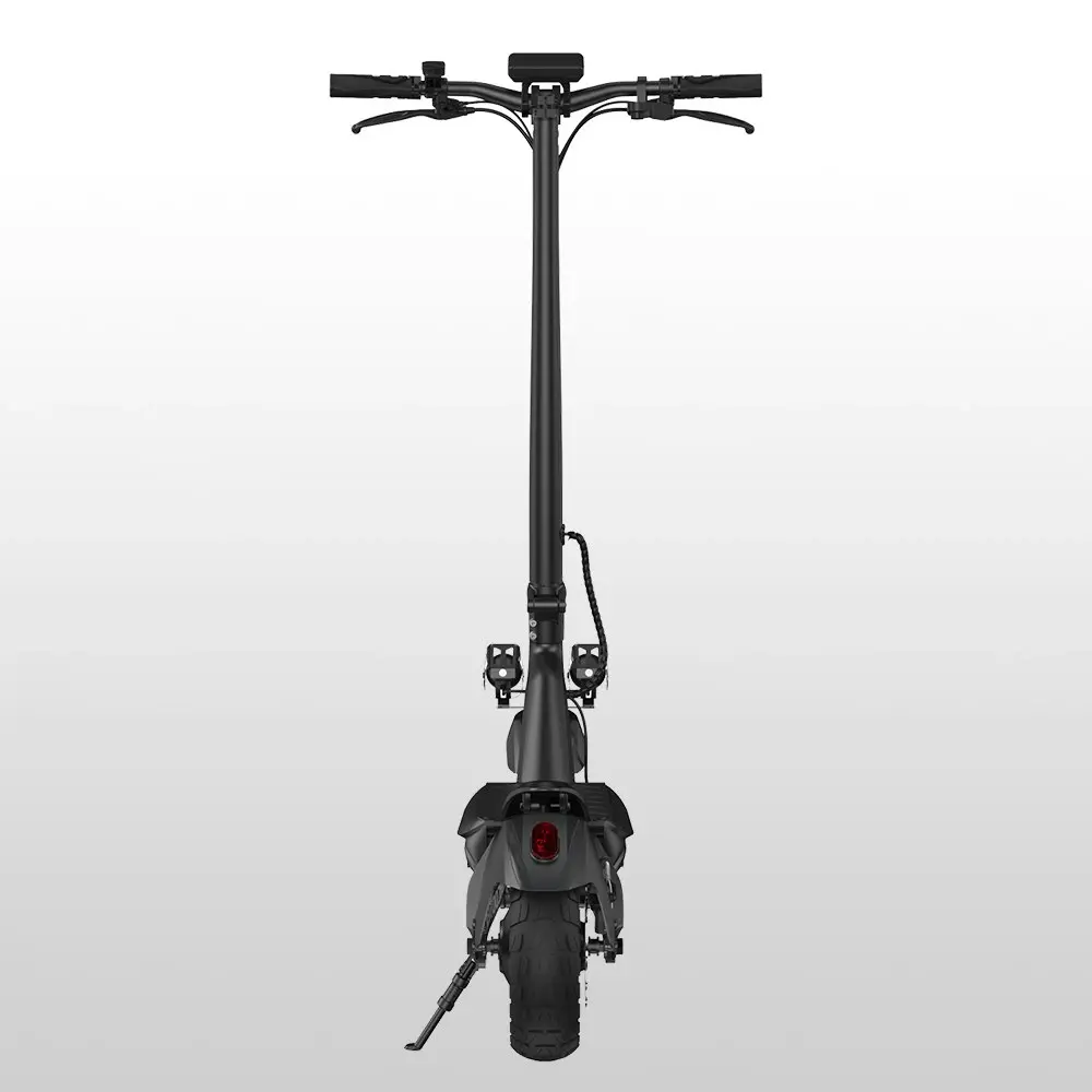 Valk Primal 9 Electric Scooter, 1600W Dual Motor 48V 18Ah Lithium 60km Range 40km/h Quad Shocks 10 inch Tyres, Black