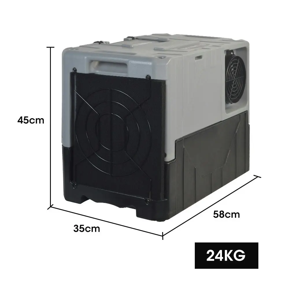 Baumr-AG 50L/day Commercial Industrial LGR Air Dehumidifier for Mould, Portable, Stackable, LCD Display, Wheels