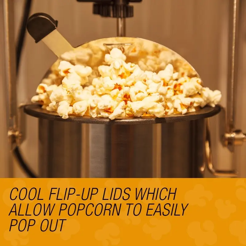 EuroChef Popcorn Machine Electric Popcorn Maker Classic Popper Hot Air Cooker Microwave