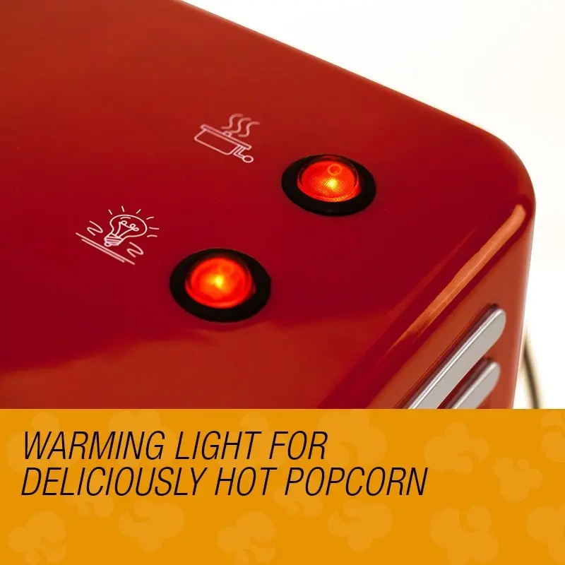 EuroChef Popcorn Machine Electric Popcorn Maker Classic Popper Hot Air Cooker Microwave