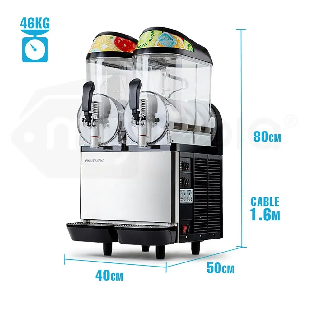 PolyCool 24L Slushie Machine Granita Commercial, Slush Maker Slushy Juice