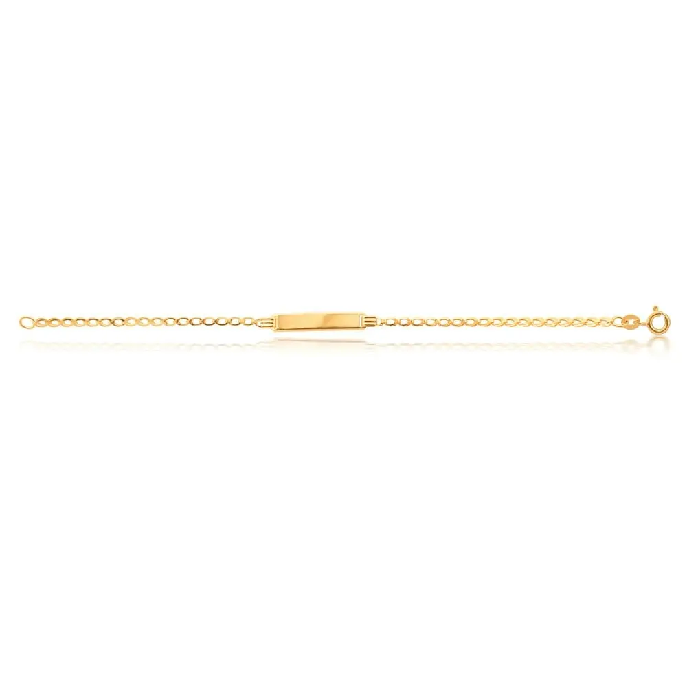 9 ct Belcher 16cm ID Bracelet