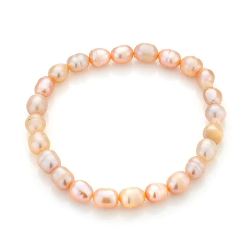 Pink 6-7mm Freshwater Pearl Bracelet