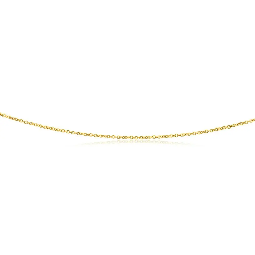 9ct Superb Yellow Gold Silver Filled Belcher Chain