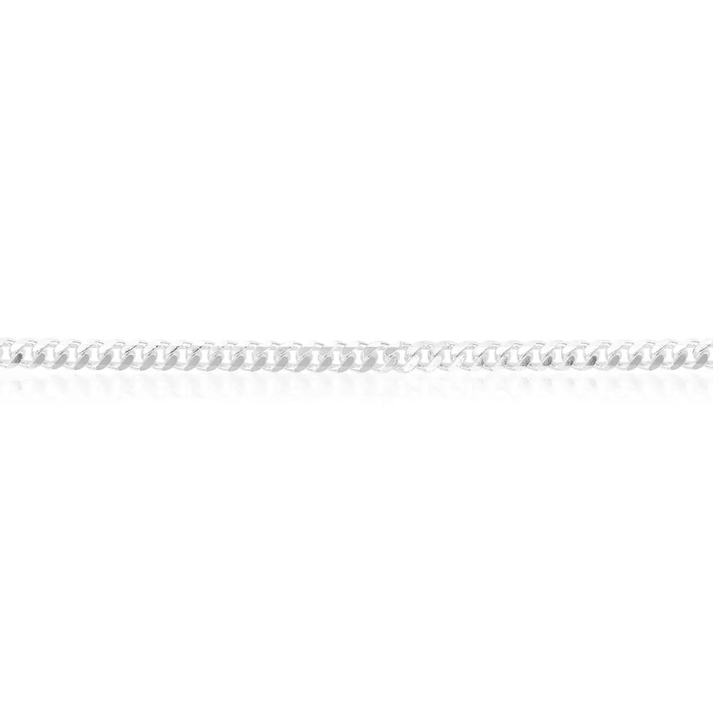 Sterling Silver 100 Gauge Diamond Cut 60cm Curb Chain