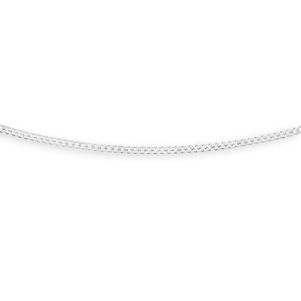 Sterling Silver 120 Gauge Diamond Cut 70cm Curb Chain