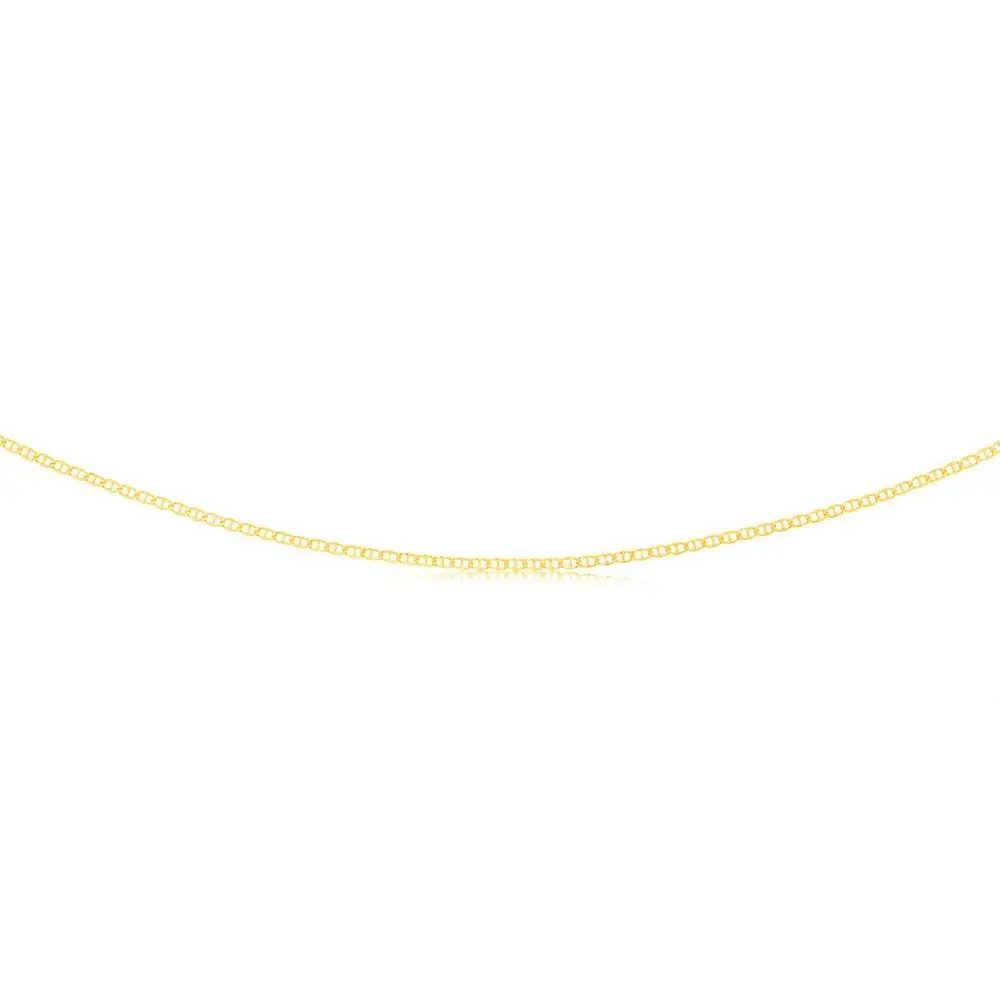 9ct Dazzling Yellow Gold Silver Filled Anchor Chain