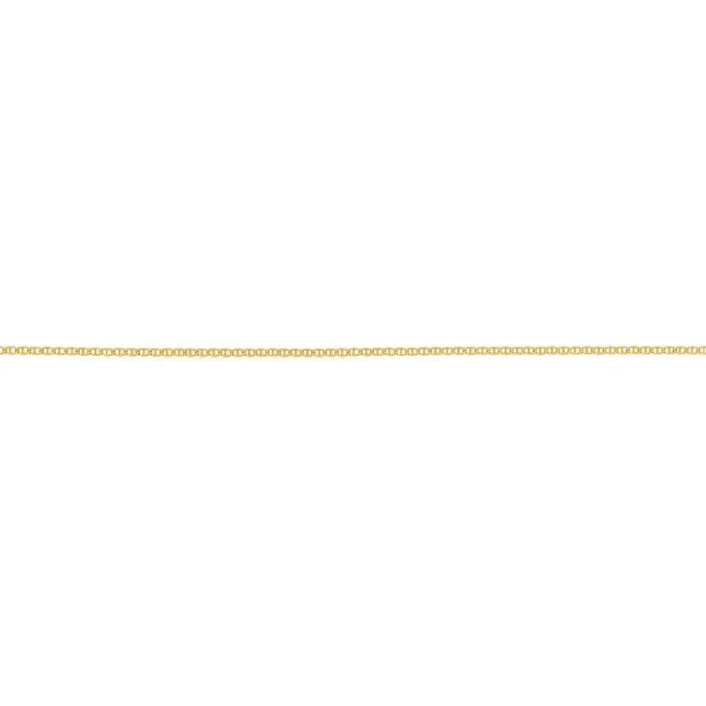 9ct Dazzling Yellow Gold Silver Filled Anchor Chain