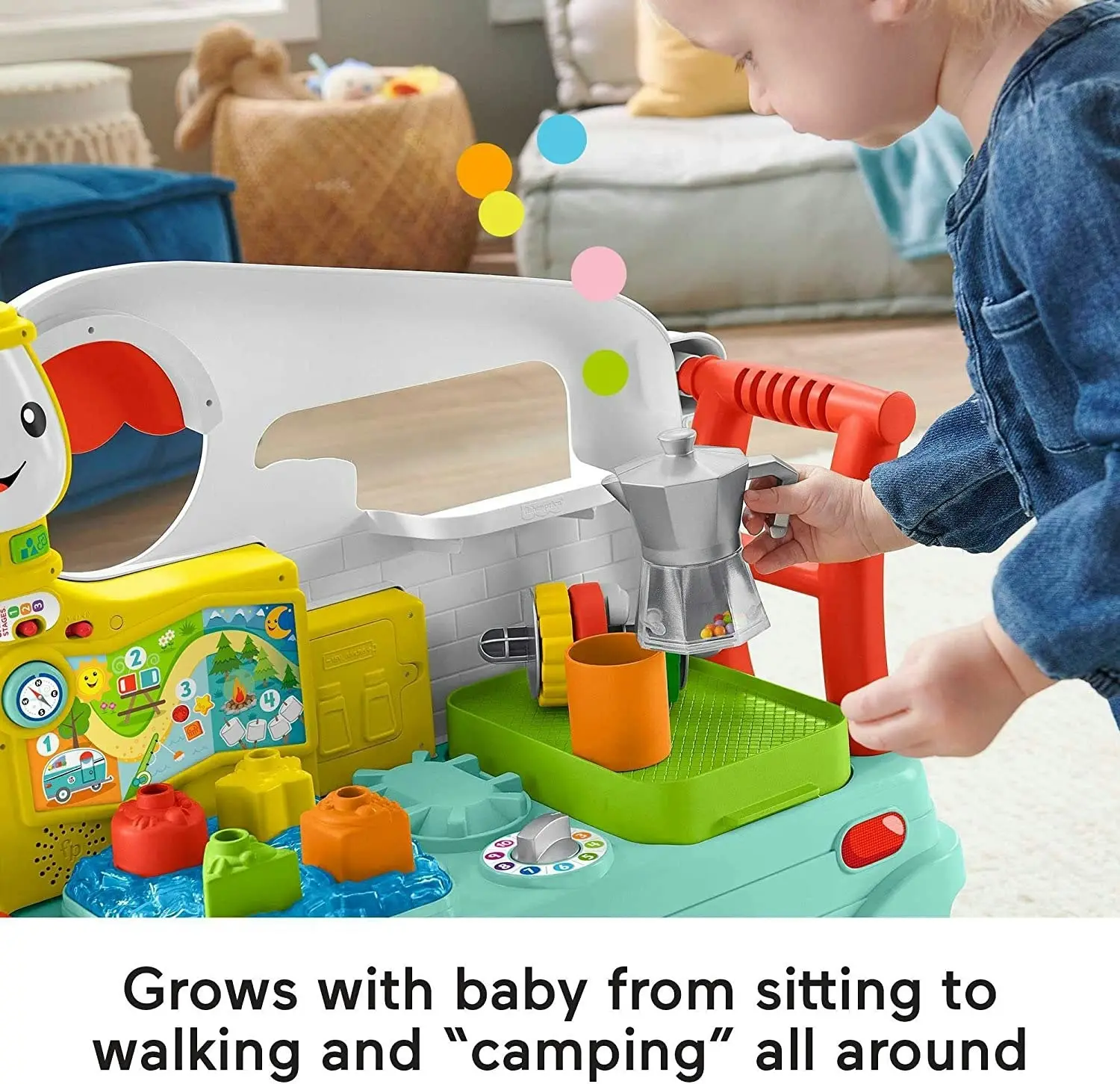 Fisher Price Laugh & Learn 3-in-1 On-the-Go Camper