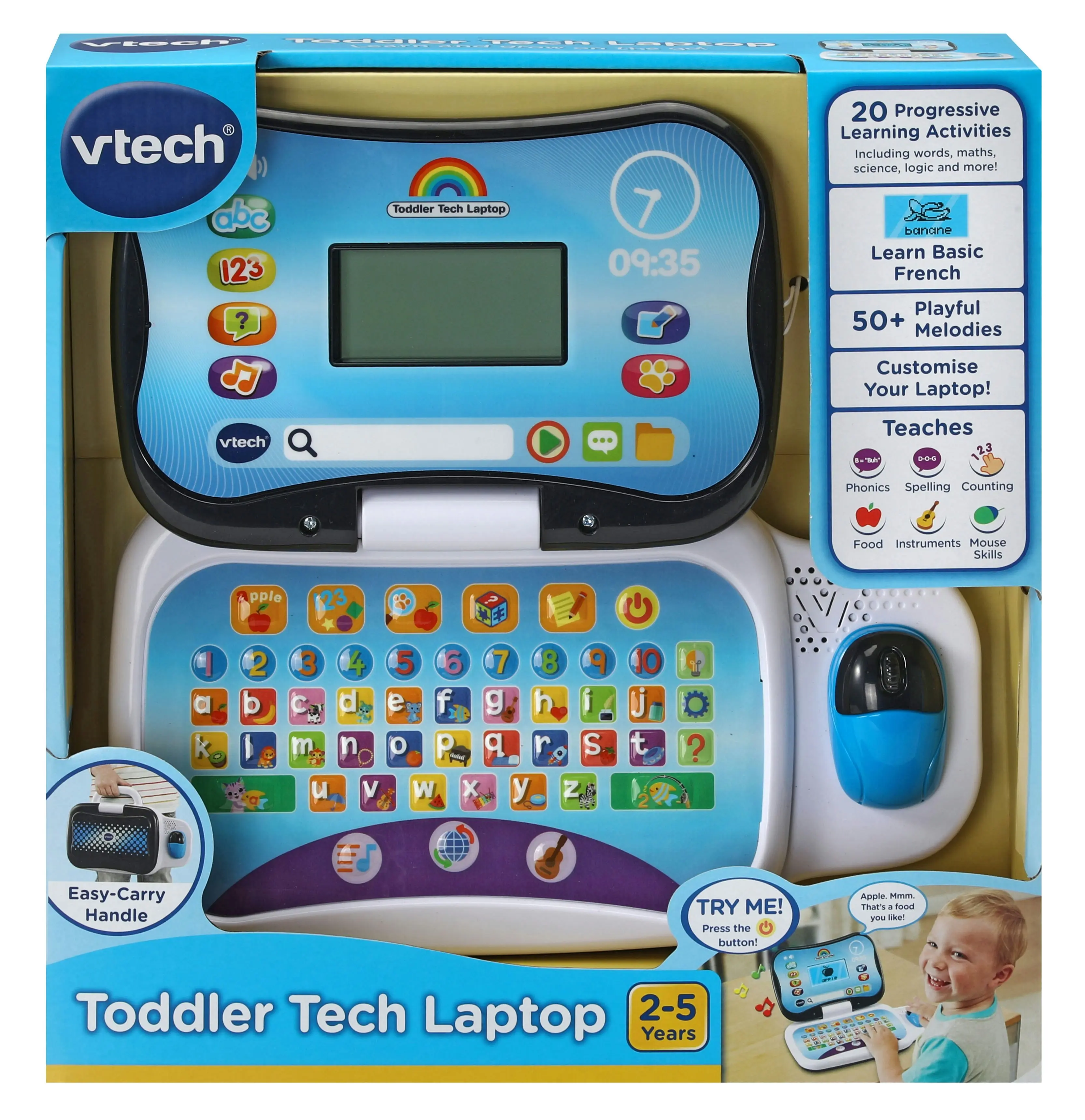 VTech Toddler Tech Laptop Black