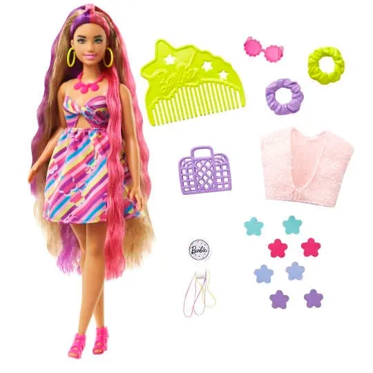 Barbie Totally Hair Flower-Themed Doll