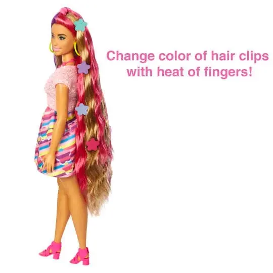 Barbie Totally Hair Flower-Themed Doll