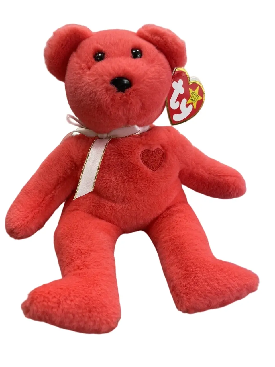 Ty Beanie Baby Valentino the Bear