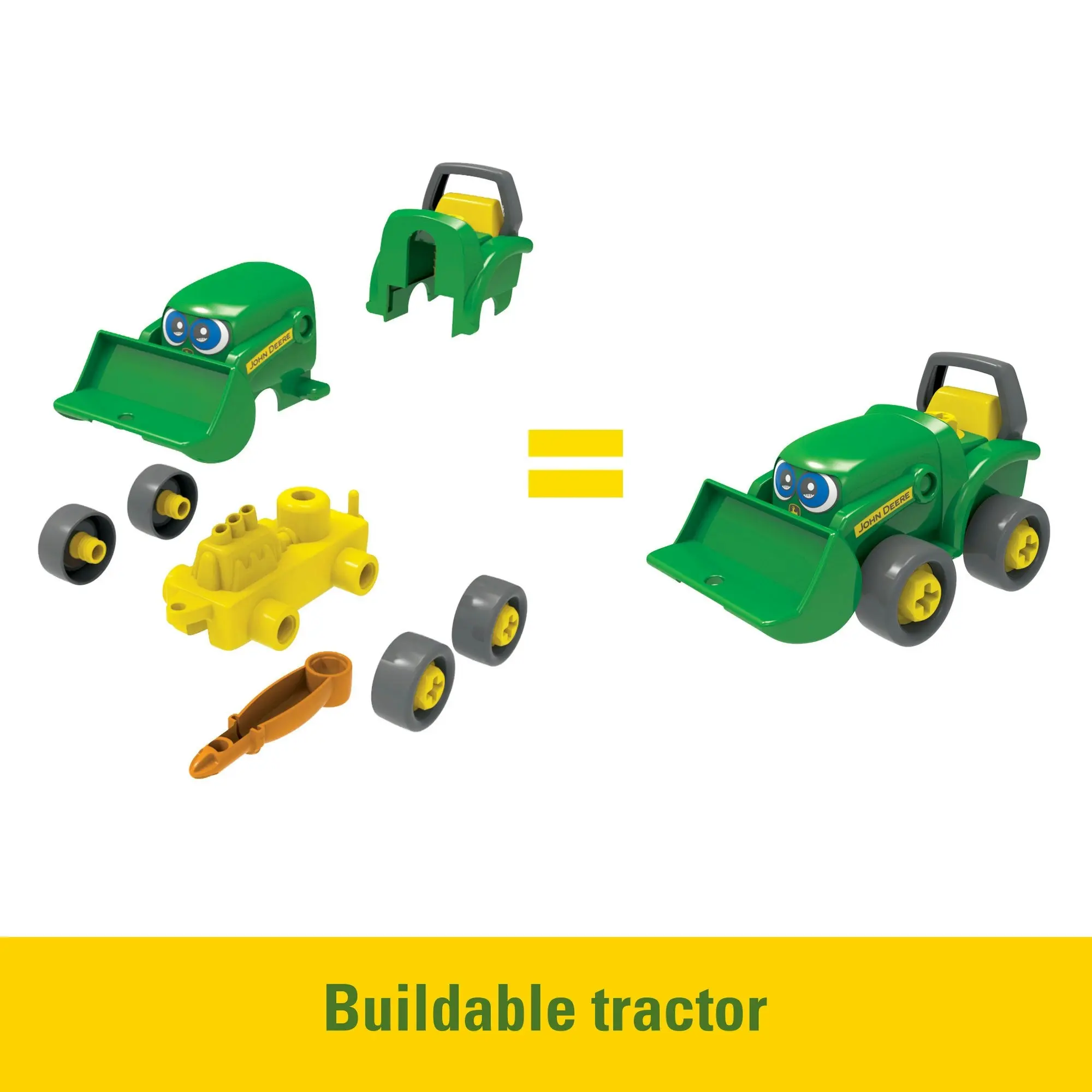 John Deere Build A Buddy Bonnie Tractor with Wagon