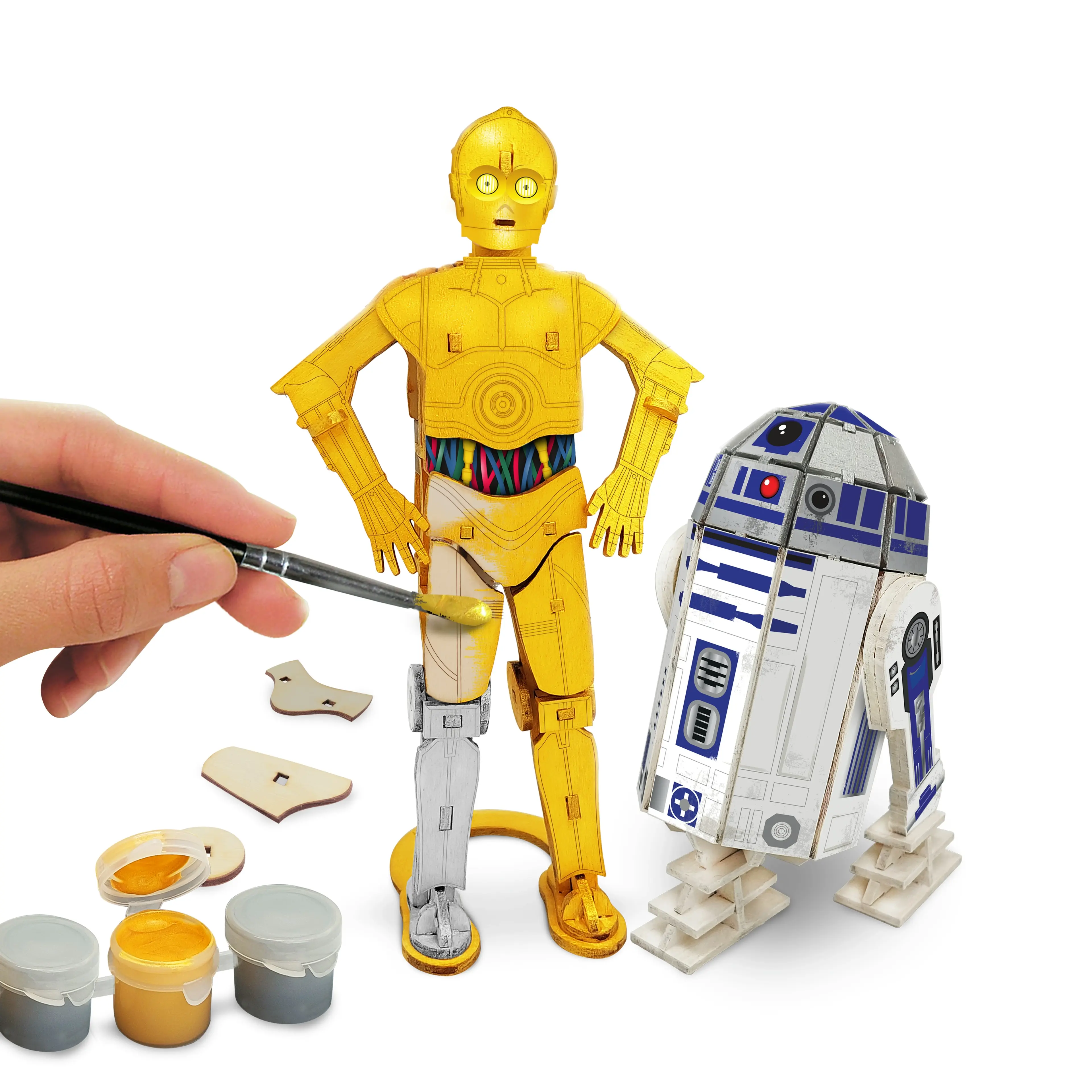 Wood Workx Star Wars Twin Pack - RDD2/ C3PO