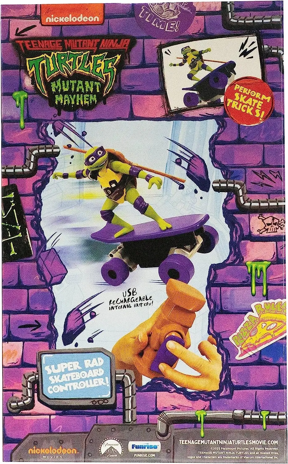 Teenage Mutant Ninja Turtles Half Pipe RC Vehicle - Donatello (Movie)