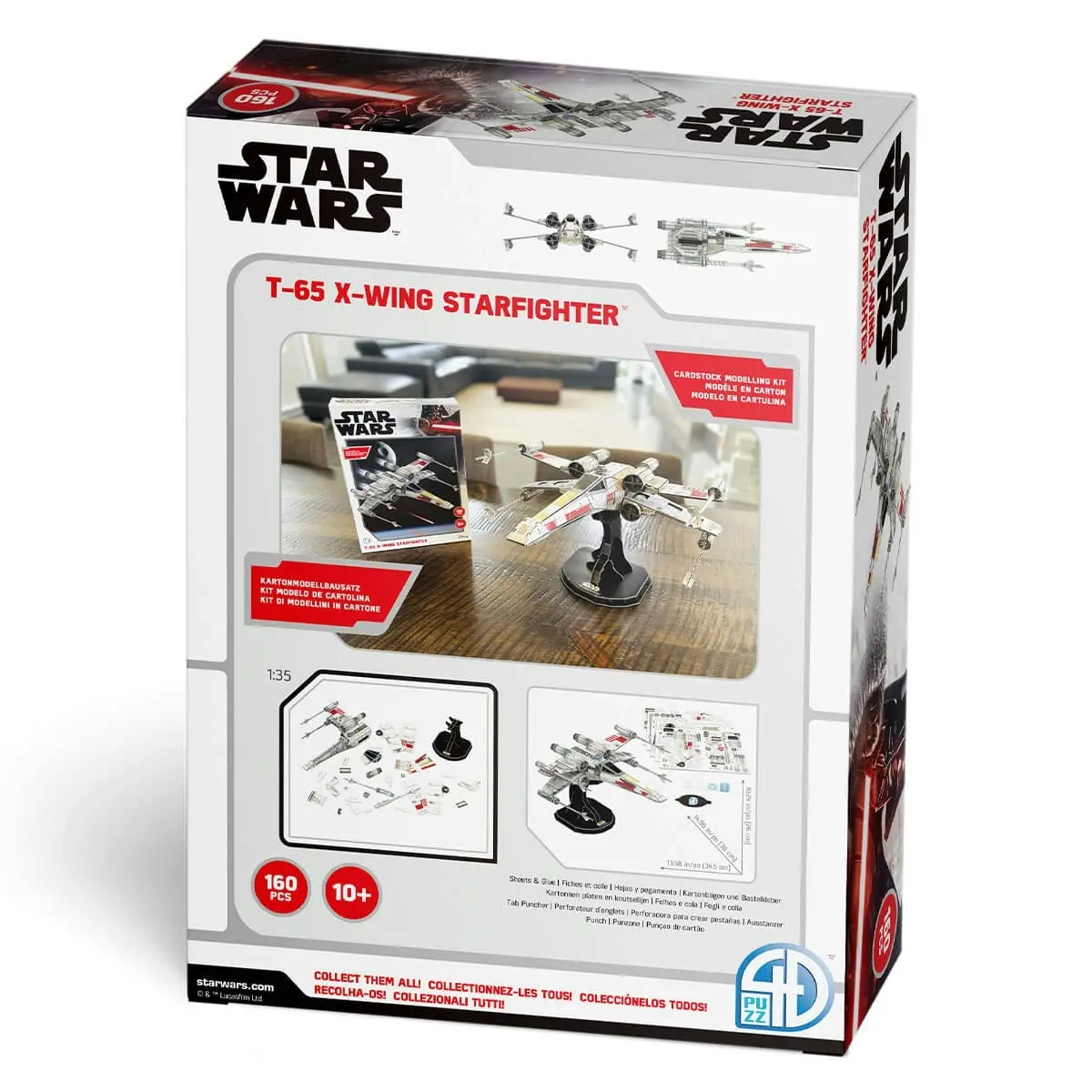 Star Wars X Wing Star Fighter T-65B 3D Puzzle