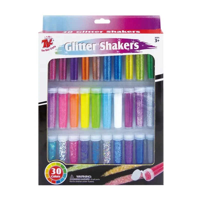 7g Glitter Shakers in Window Box 30pcs