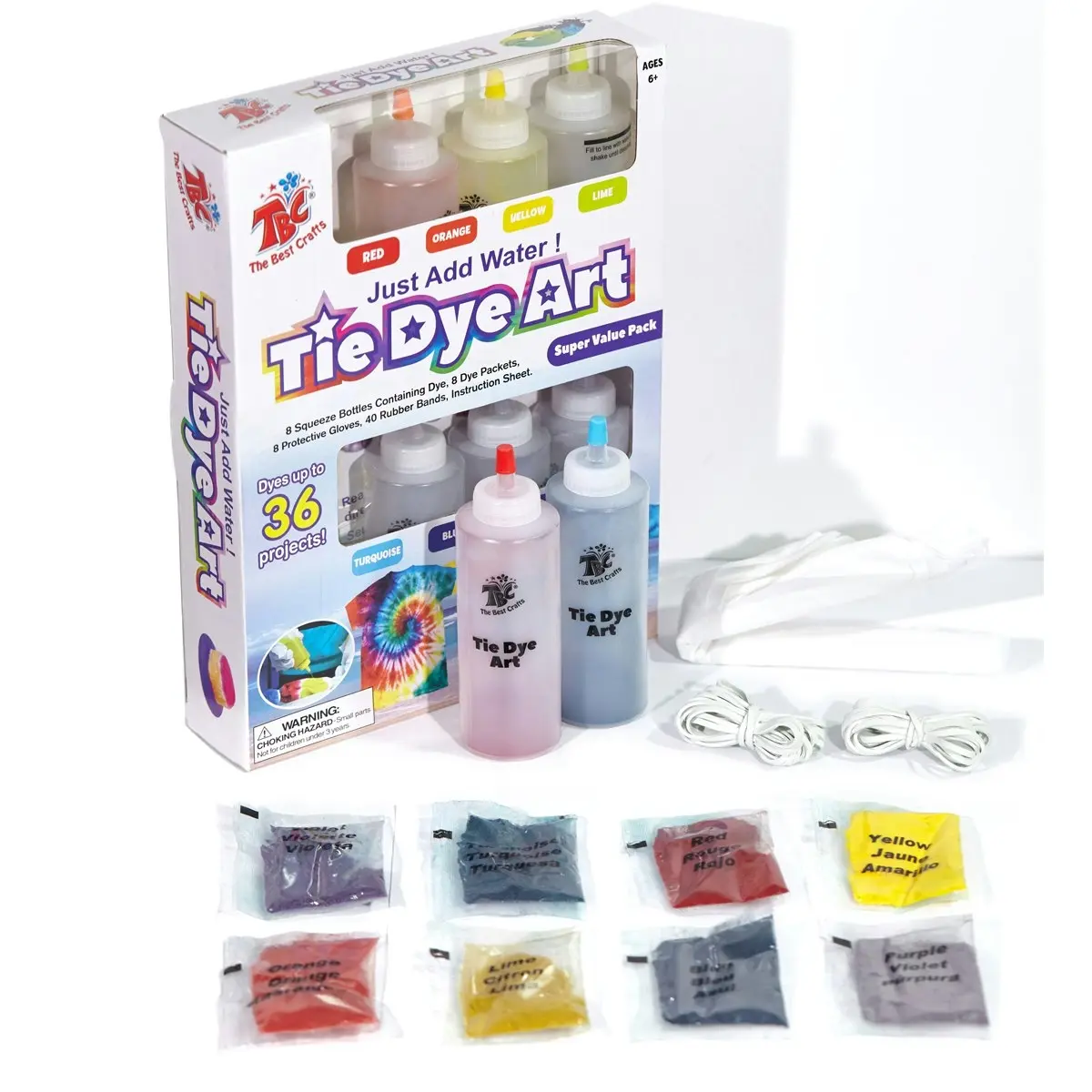 Tie Dye Kit 8-pack