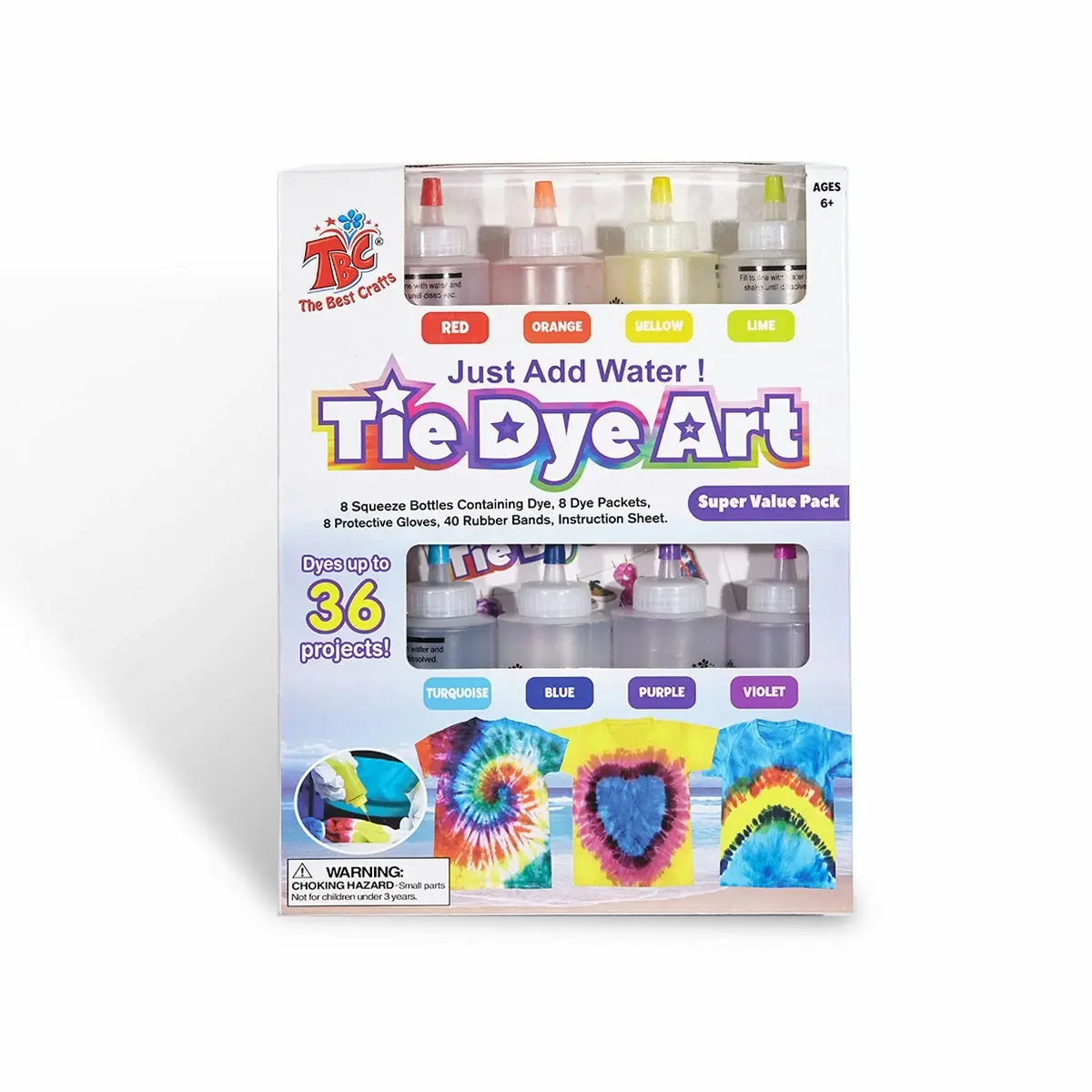 Tie Dye Kit 8-pack