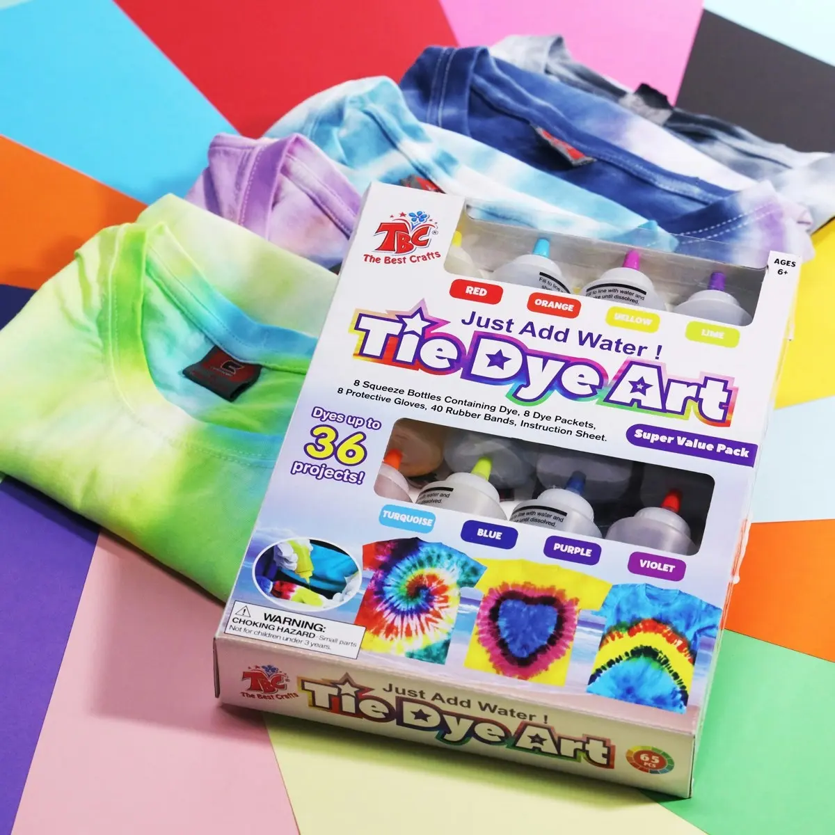 Tie Dye Kit 8-pack