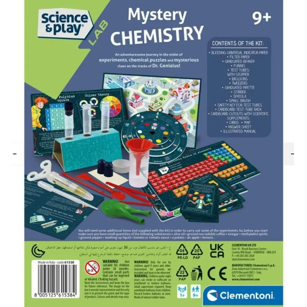 Clementoni Science and Play Mystery Chemistry