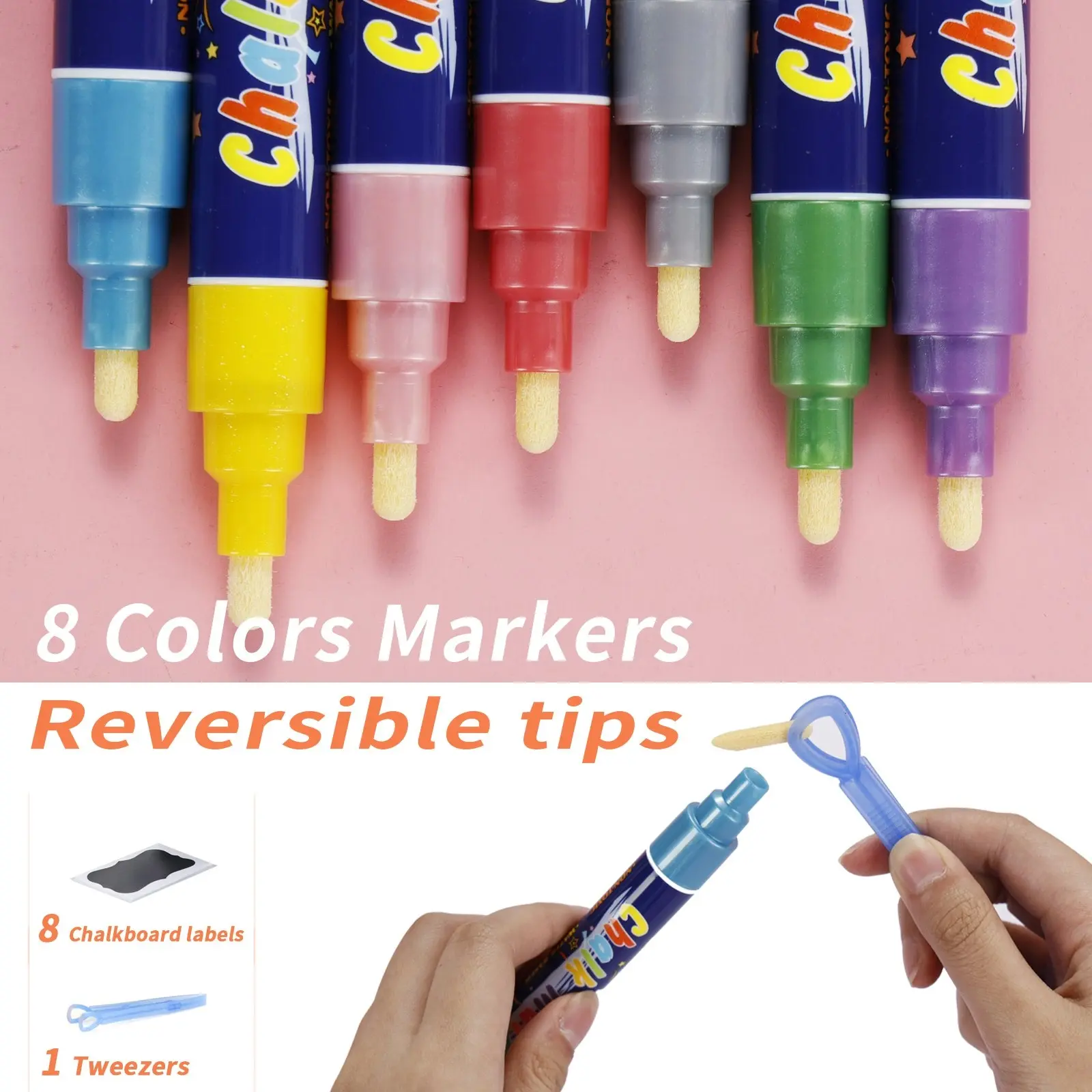 The Best Craft - Metallic Bold Chalk Markers