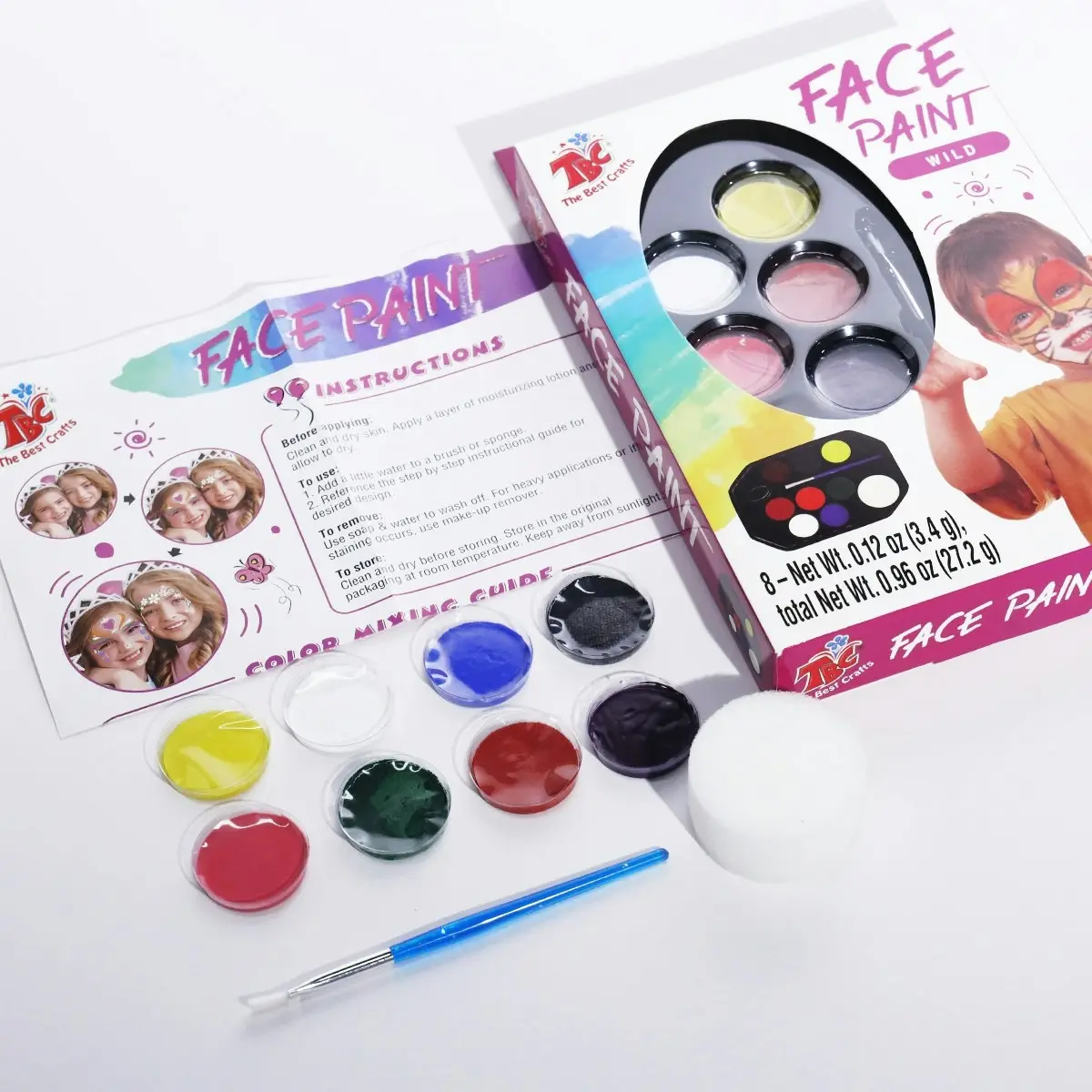 The Best Craft Face Paint - Wild