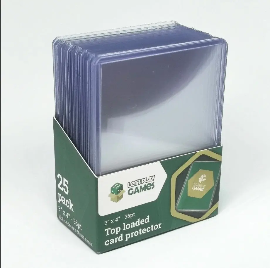 Top Loaded Card Protector 3x4