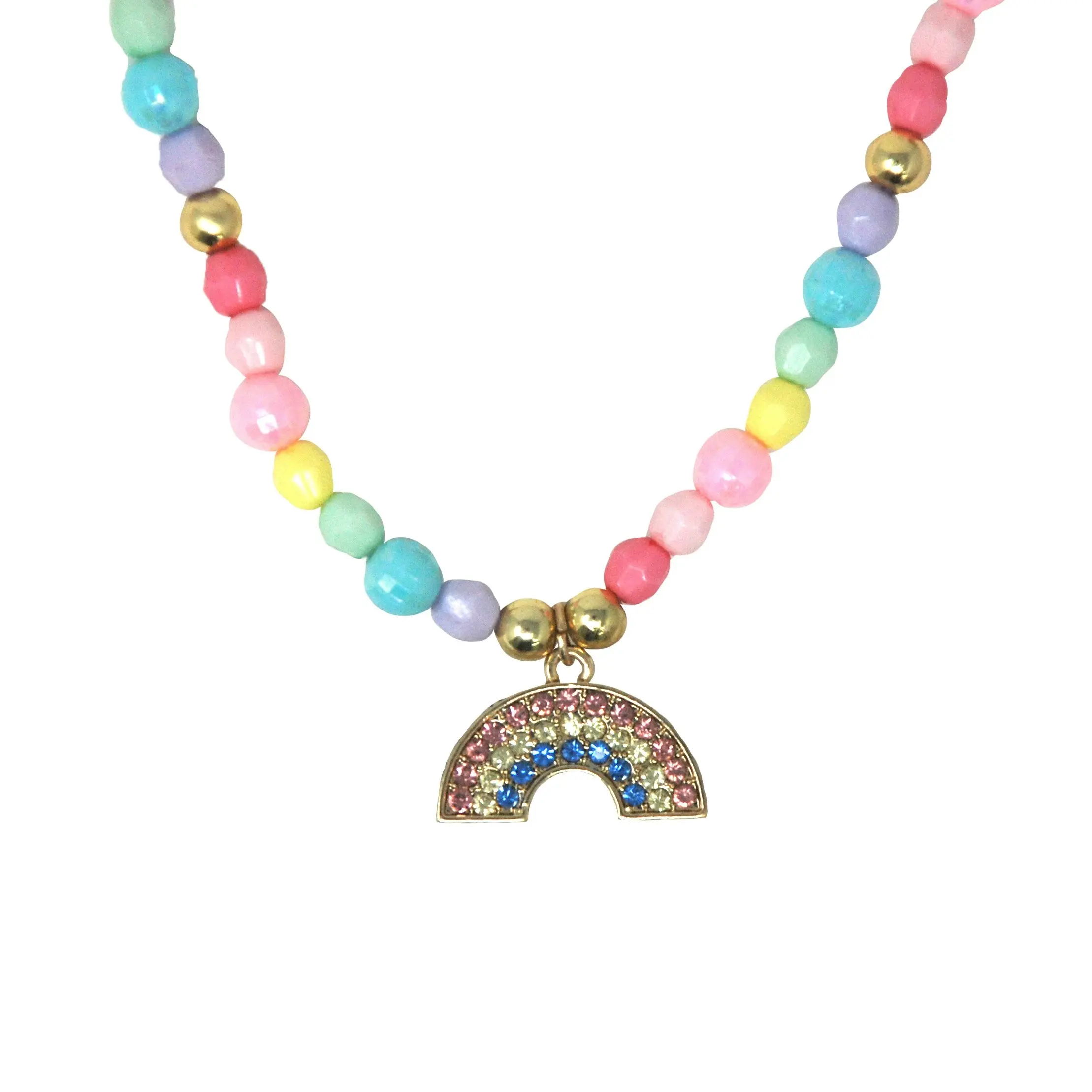 Smile Be Happy Rainbow Necklace