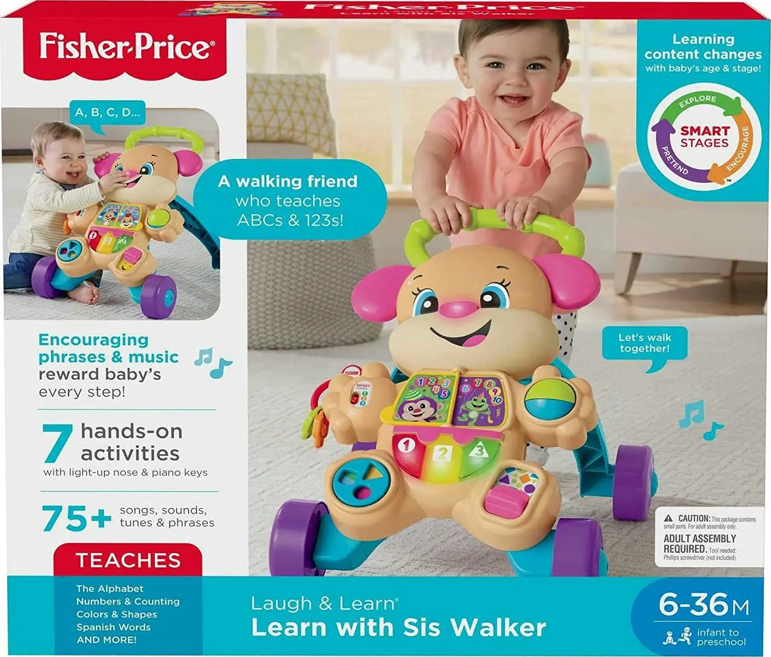 Fisher-Price Laugh & Learn Smart Stages Learn with Sis Walker