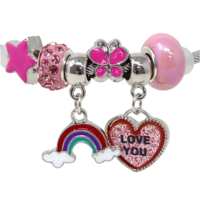 Rainbow Charm Bracelet