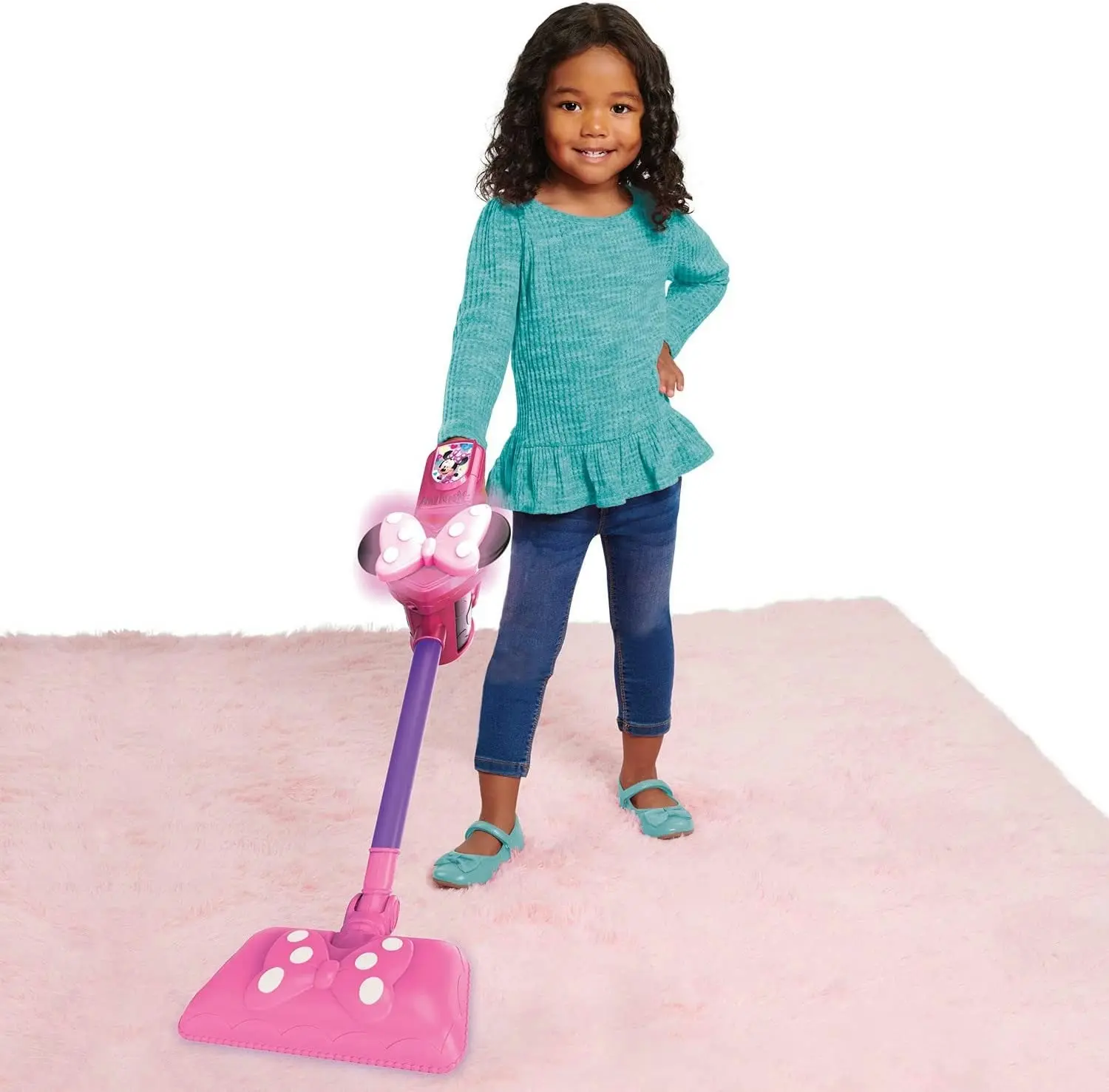 Disney Junior Minnie Mouse Sparkle 'N Clean Play Vacuum