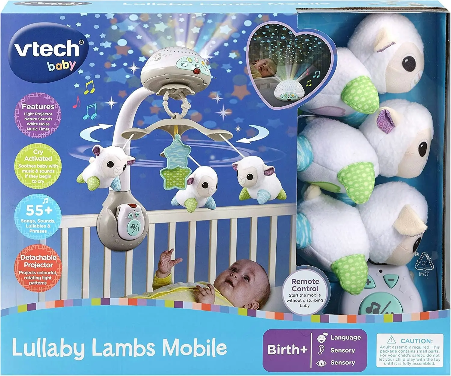 VTech Baby Lullaby Lambs Mobile