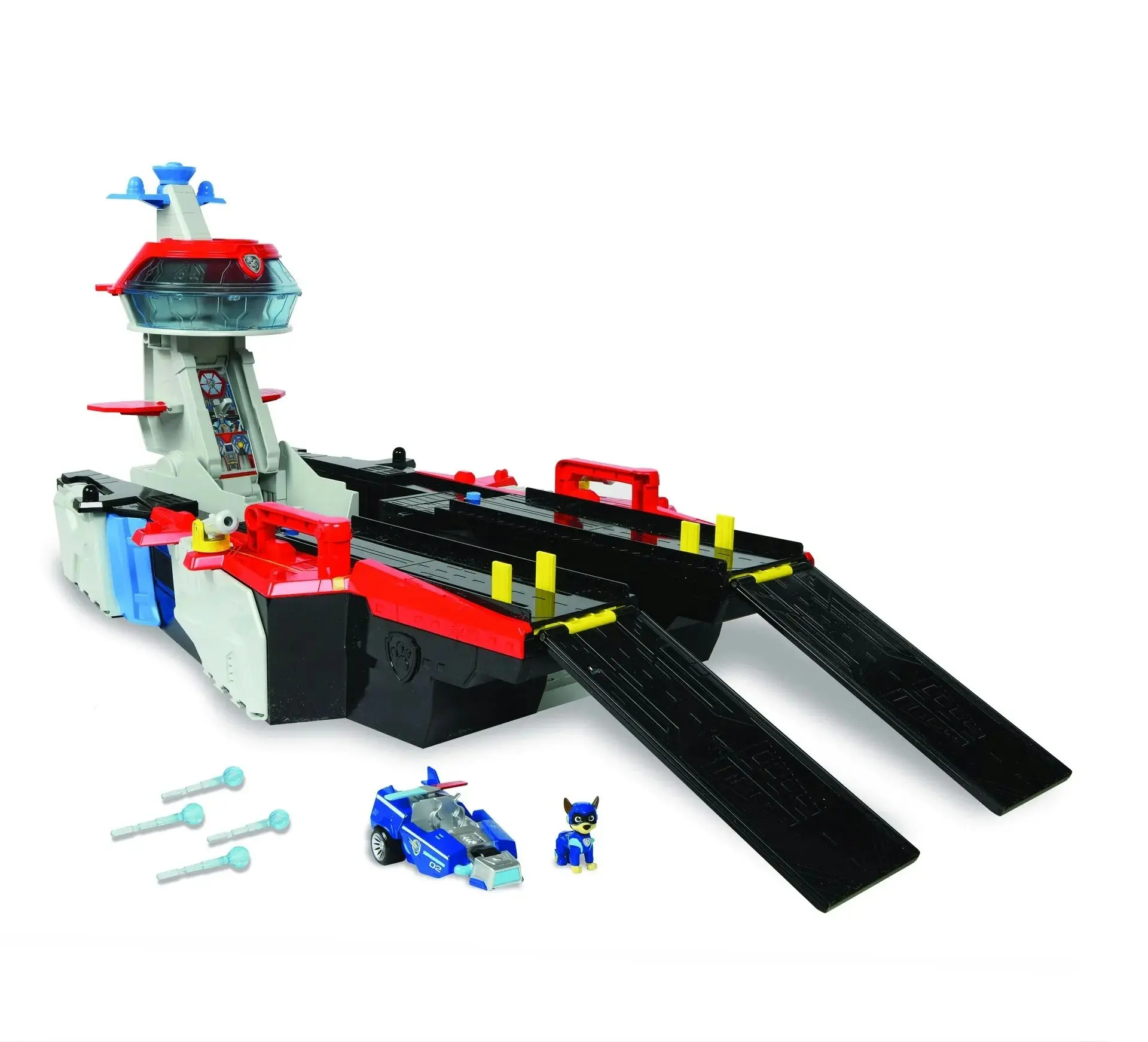 PAW Patrol The Mighty Movie Aircraft Carrier HQ