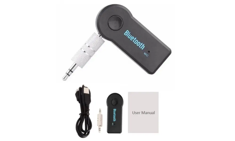 Universal 3.5mm A2DP Car Bluetooth Adapter-Black