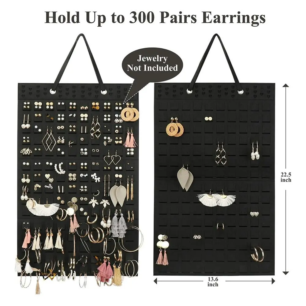 Earring Display Hanging Organizer Earring Holder For Wall Holds Up To 300 Pairs