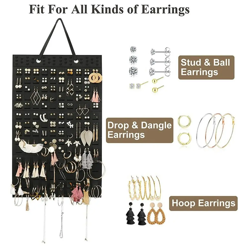 Earring Display Hanging Organizer Earring Holder For Wall Holds Up To 300 Pairs