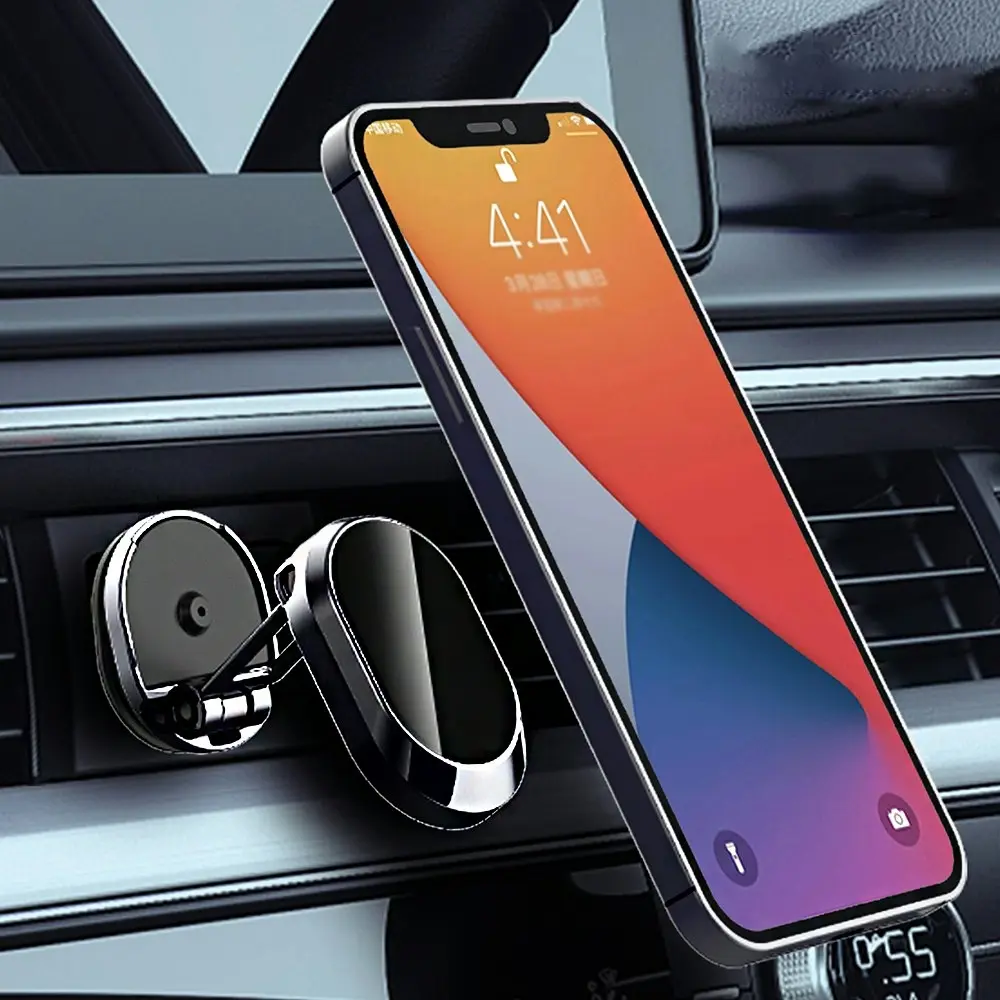 Car Folding Magnetic Phone Holder Dashboard Navigation Holder