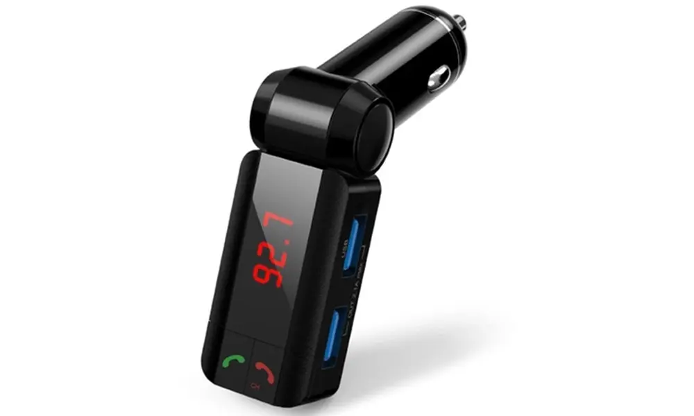 4-in-1 Bluetooth Car Hands-Free Kit with Music Transmitter