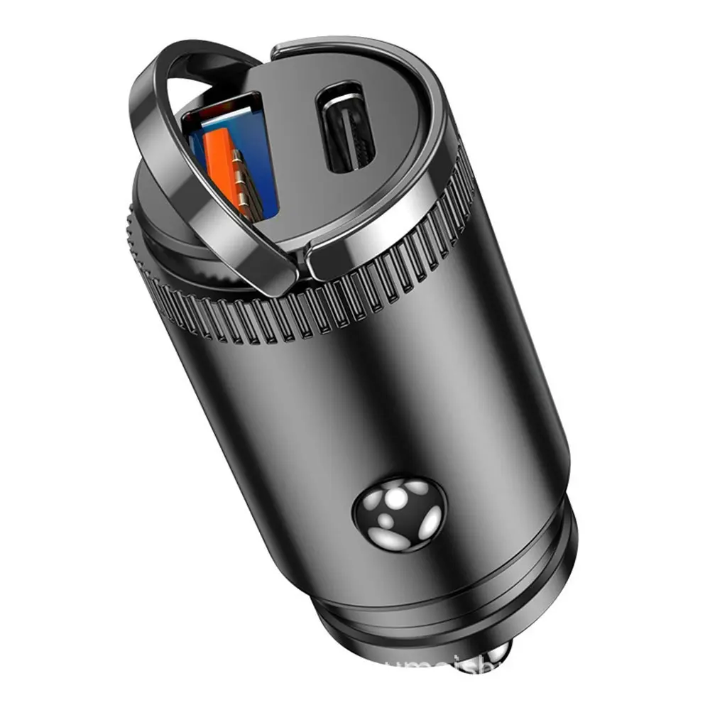 5A PD Type-c 30W USB Ultra Mini Car Charger Quick Charge