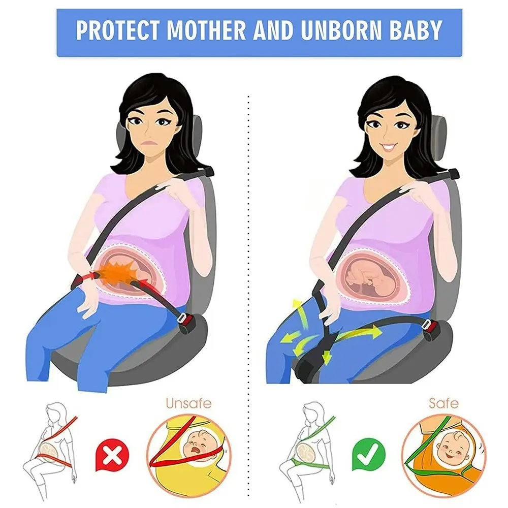 Waistband Adjuster to Prevent & Avoid Abdominal Compression for Pregnant Women