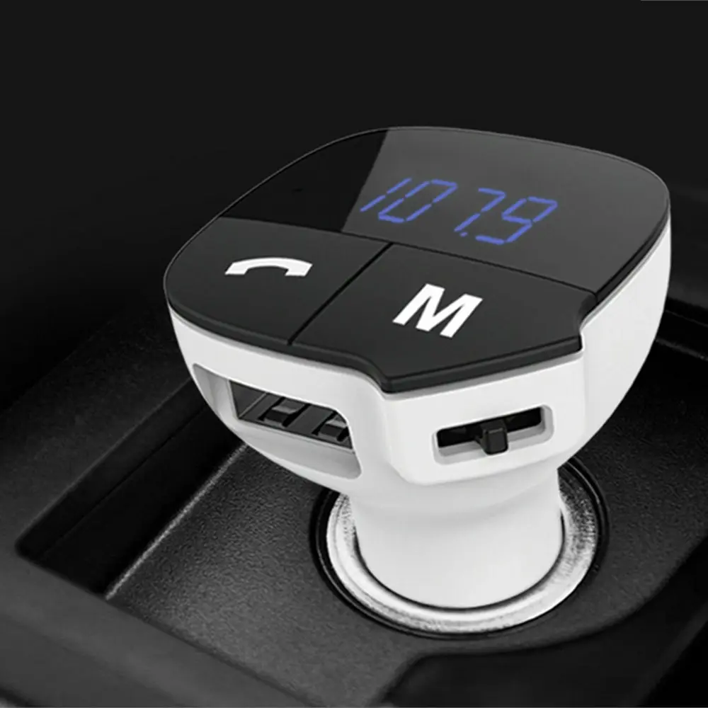 FM Transmitter Bluetooth Wireless Car kit Handfree USB Car Charger