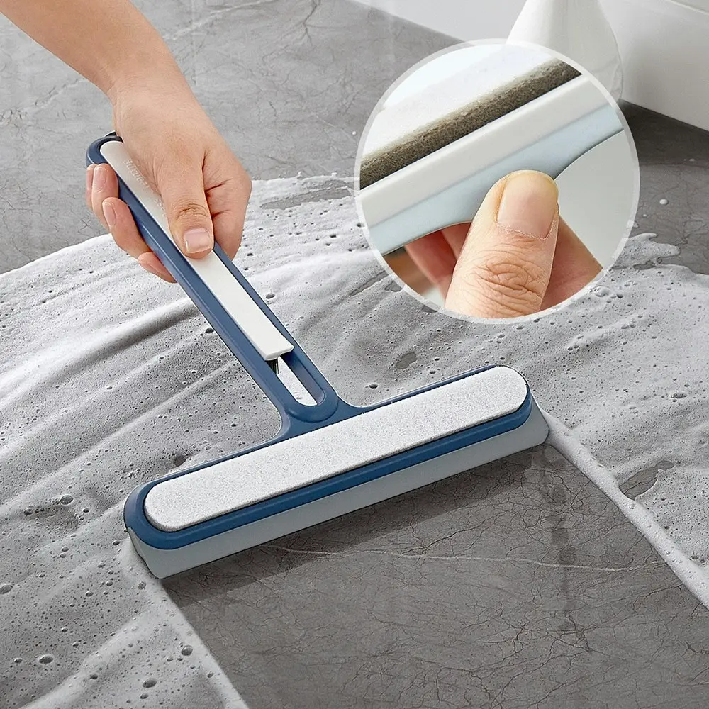 2Pcs Shower Window Wiper Bathroom Mirror Scraper Glass Cleaning Accessories