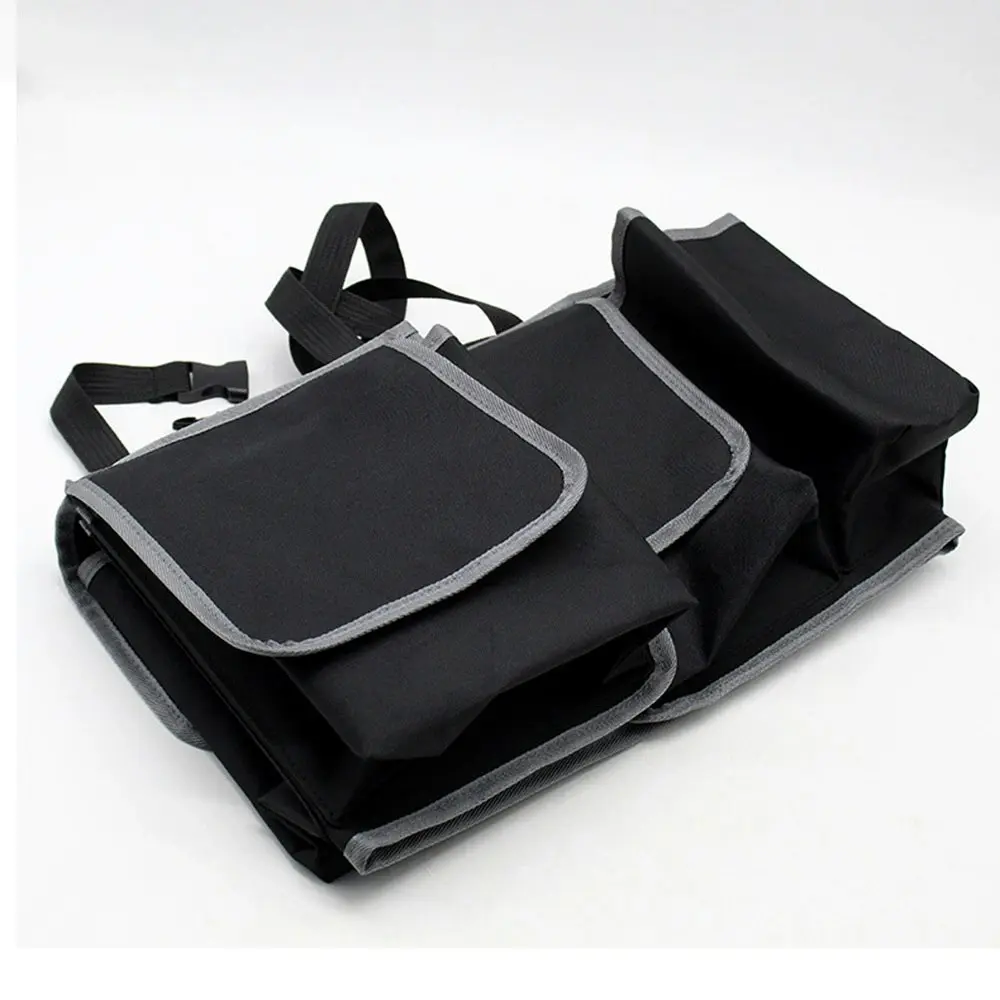 Adjustable Car Trunk Organizer Backseat Bag Capacity Car Seat Back Organizers