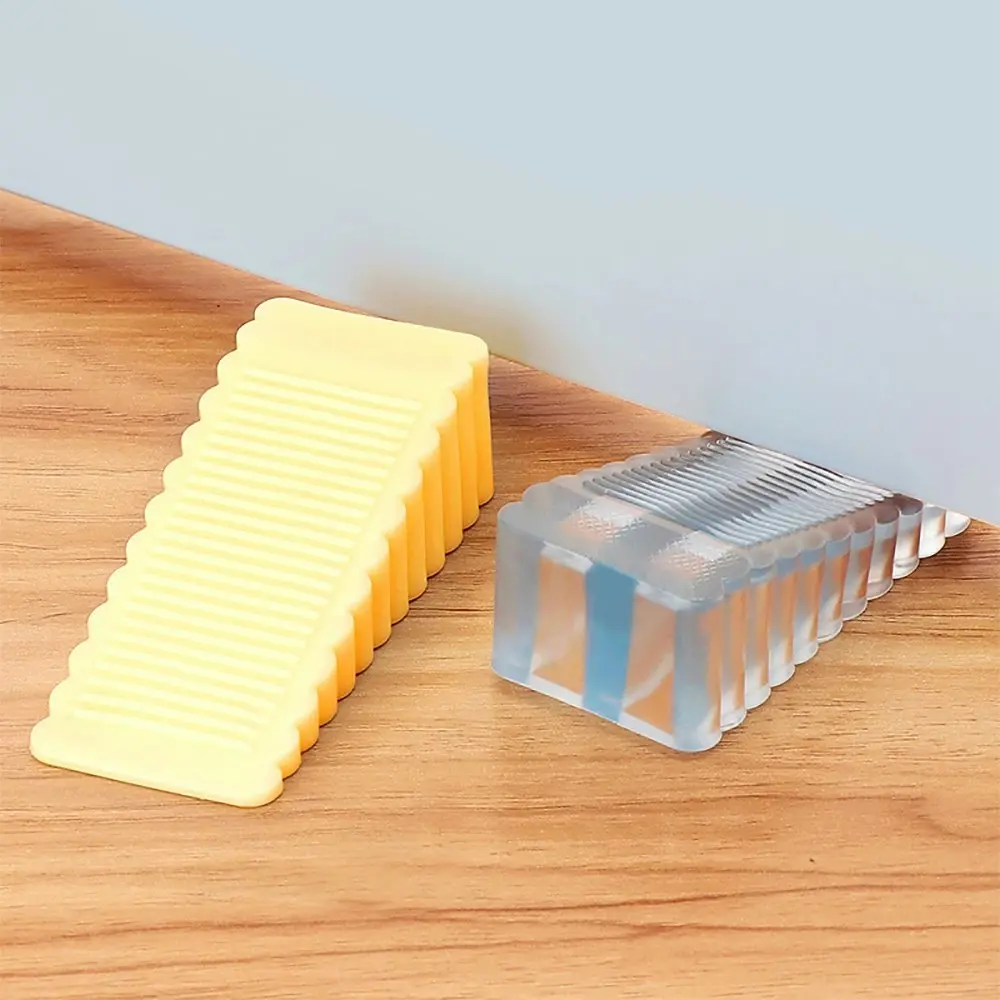 9Pcs Safety Silicone Door Stop Block Wedge Doorstops