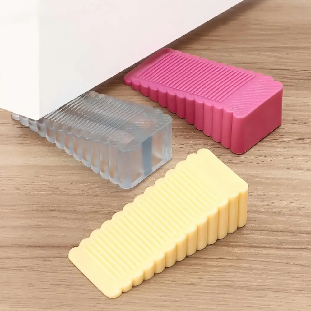 9Pcs Safety Silicone Door Stop Block Wedge Doorstops