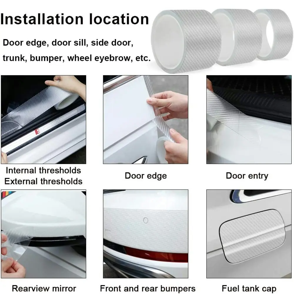 Car Door Edge Sill Protector Car Wrap Film Car Door Sill Protection Film