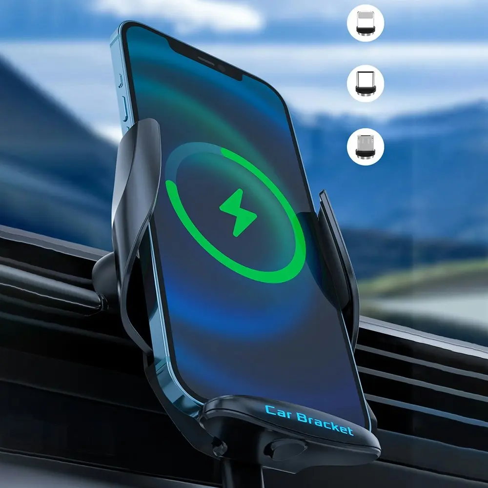 15W Automatic Car Phone Wireless Charging Holder