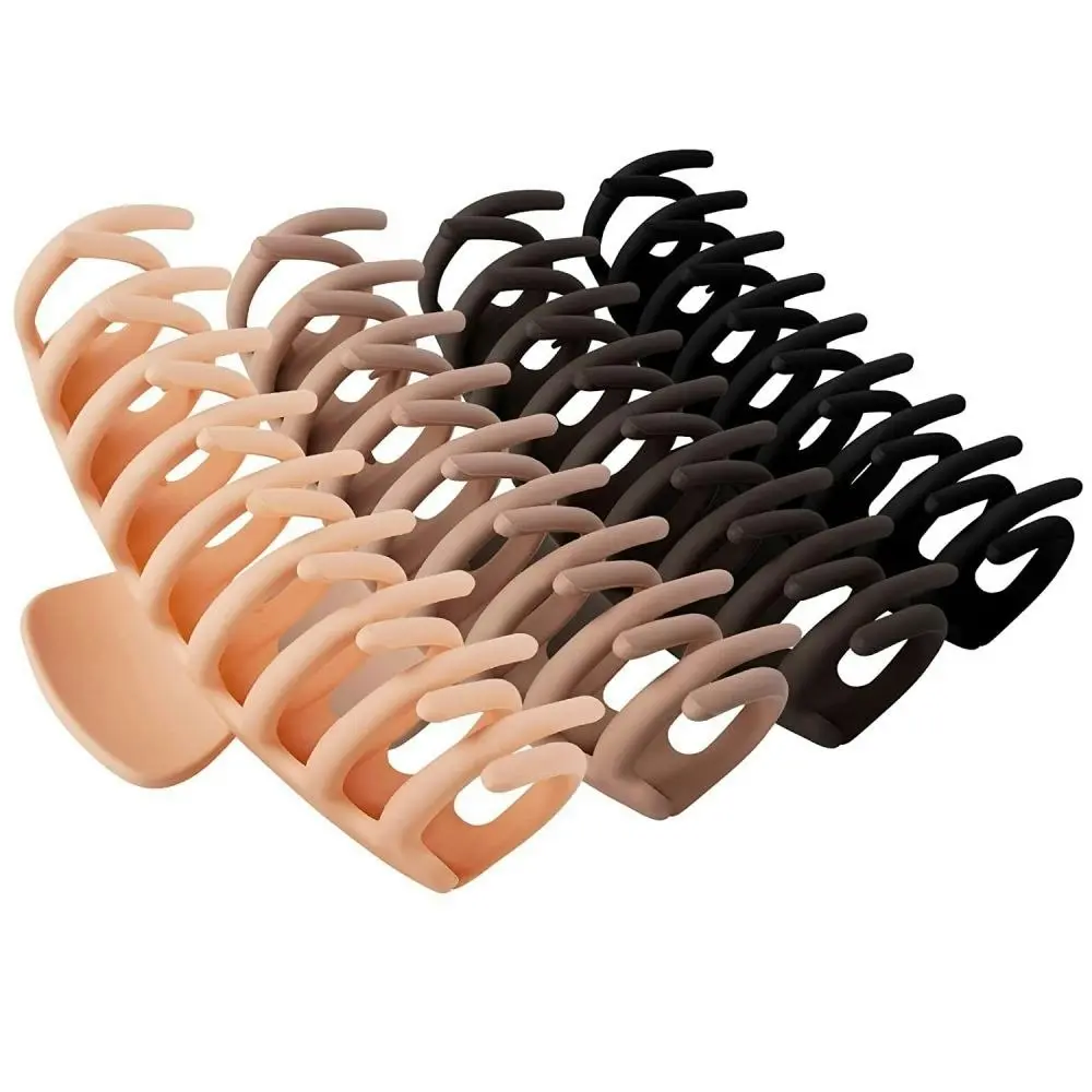 4 Pcs Big Hair Claw Clips For Women Large Claw Clip For Thin Thick Curly Hair